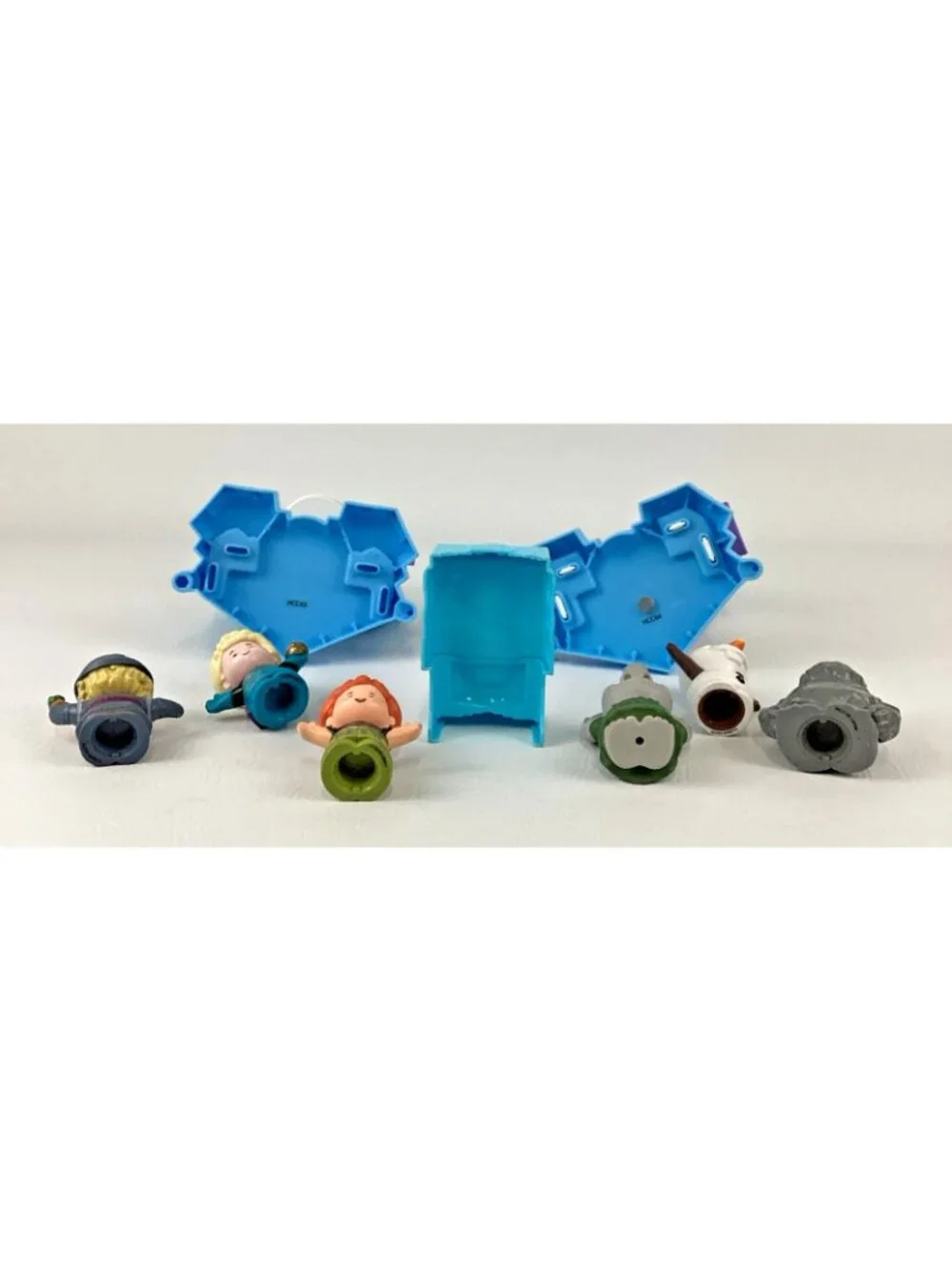 Fisher Price Little People Disney Frozen Snowflake Village Toy Lot Elsa Anna
